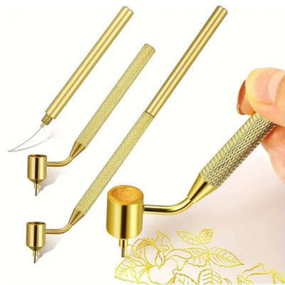 Precizní malířské pero s tekutým inkoustem, kovový šikmý hrot, jemný