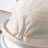 New Versatile Casual Bucket Hat Sun Protection Export Japan and South Korea Travel Basin Hat Breathable Solid Color Simple Art