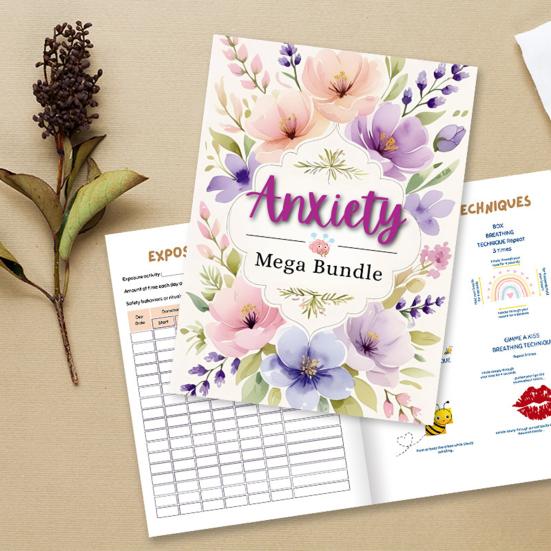 52 Anxiety Coping Skills Card Planner Stress Relief Teens Adults Mental Health Therapy Mindfulness