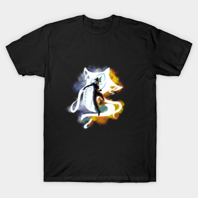 

Men Black Print T-shirt The Legend Of Korra No-Cut Transfer Paper Print Cotton Tshirt XL чёрный