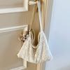 Shoulder bag women's pastoral style water-soluble lace summer gentle fairy large capacity commuter tote bag niche handbag