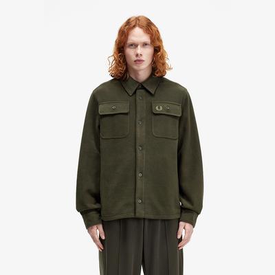 [Sport] Fleece Overshirt - Hunting Green Afpm2438724-601