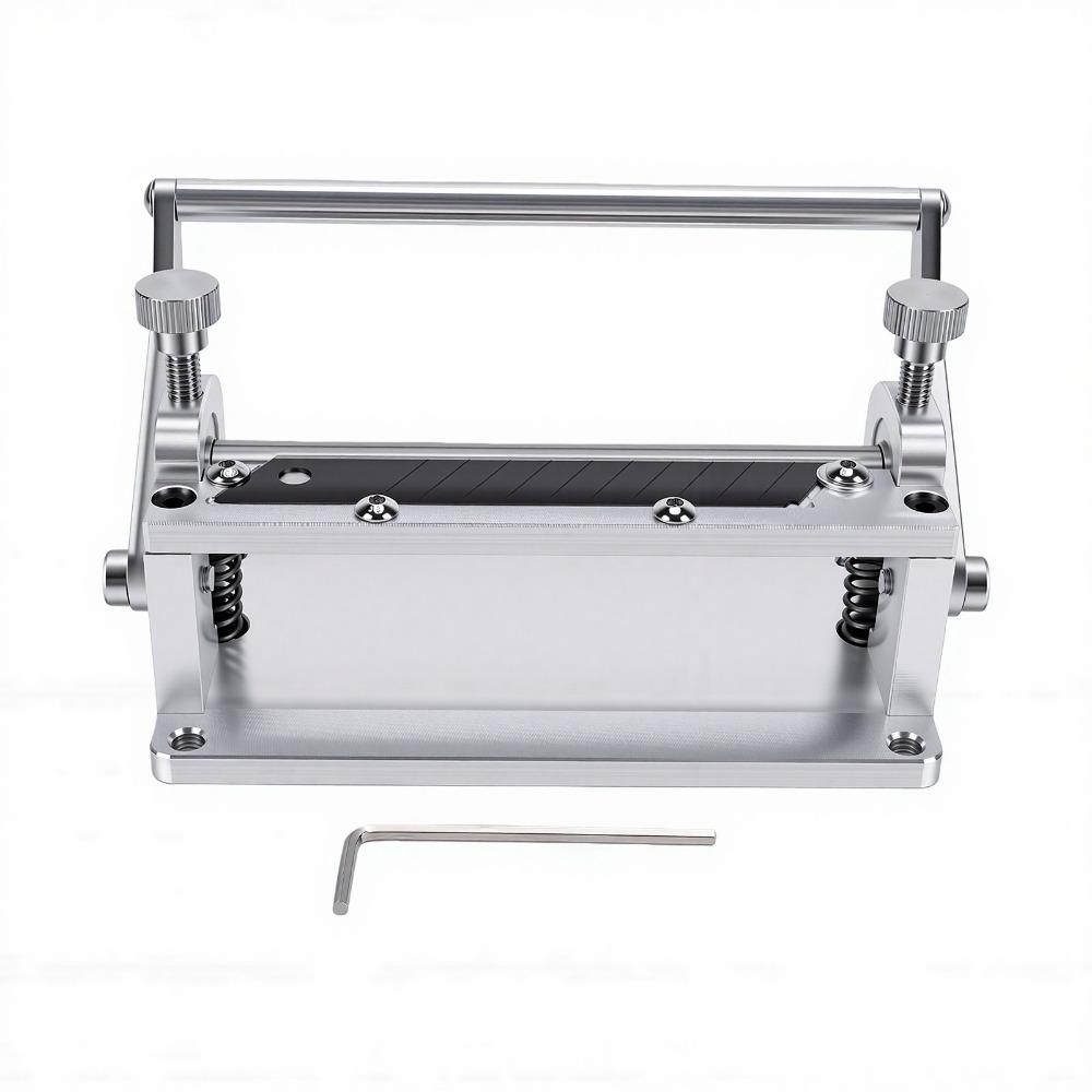 2pcs Adjustable Thickness Leather Splitter Tool Manual Peeling Machine Leathercraft Projects