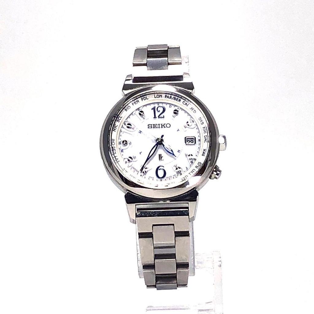 [USED] Seiko / Lucia Lucky Passport 1B25-0AA0 / Solar Radio Controlled