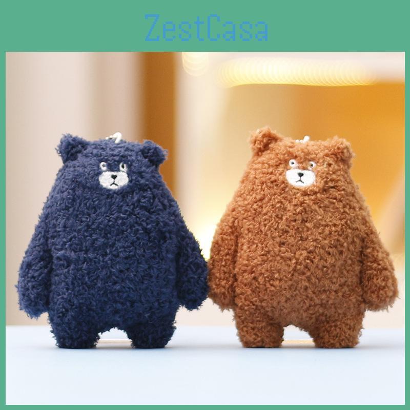 Cute Bear Plush Toy With Pp Cotton Filling Ideal For Gift And Hangings Keychain