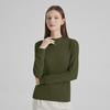 Women's Long-Sleeved Wool Knit Stand Collar Jacket