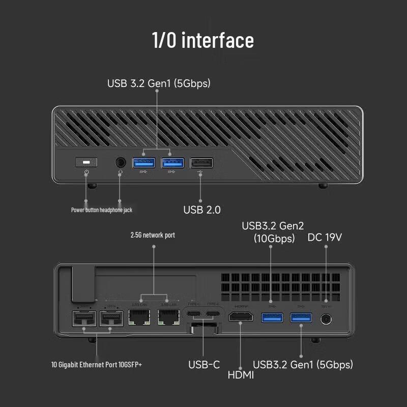 Minisforum MS-A2 Ryzen R9-9955HX Mini PC Workstation (CN version)