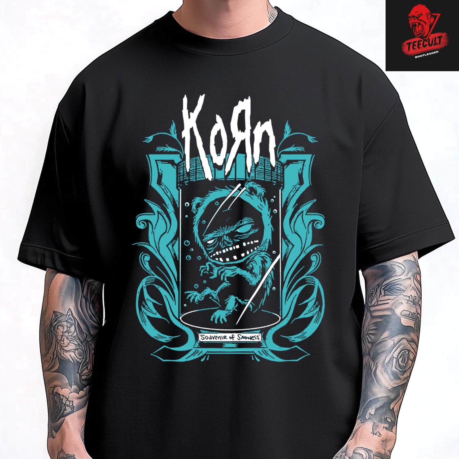 Men s and Women s T-shirts Korn Heavy Metal Rock Tee Unisex Heavy Cotton XXXL