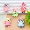 Trendy DIY Resin Girl Charms: Cute Phone Case, Hair Clip, Water Bottle, and Crocs Shoe Accessories