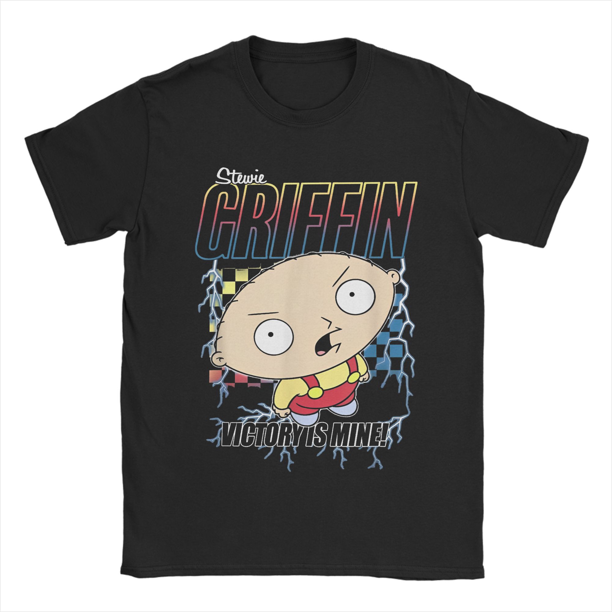 BenberFashion Families Guys Cartoon Peter Griffin Meme T-shirt voor Heren Dames Grappig 100% Katoen T-shirts Cadeau Idee Kleding 3XL