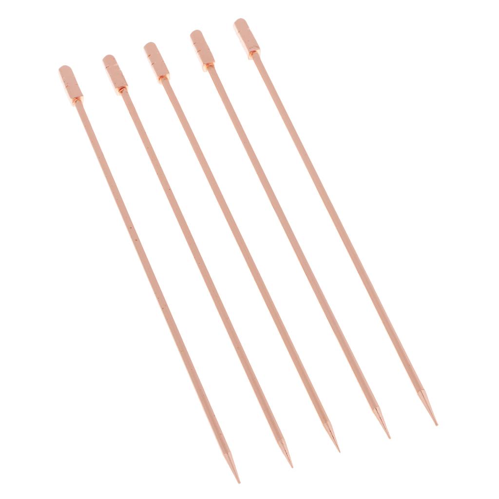 

Set of 5 Stainless Steel Cocktail Picks Set Cocktail Pick Suitable for Cocktail Pick, Fruit Characters