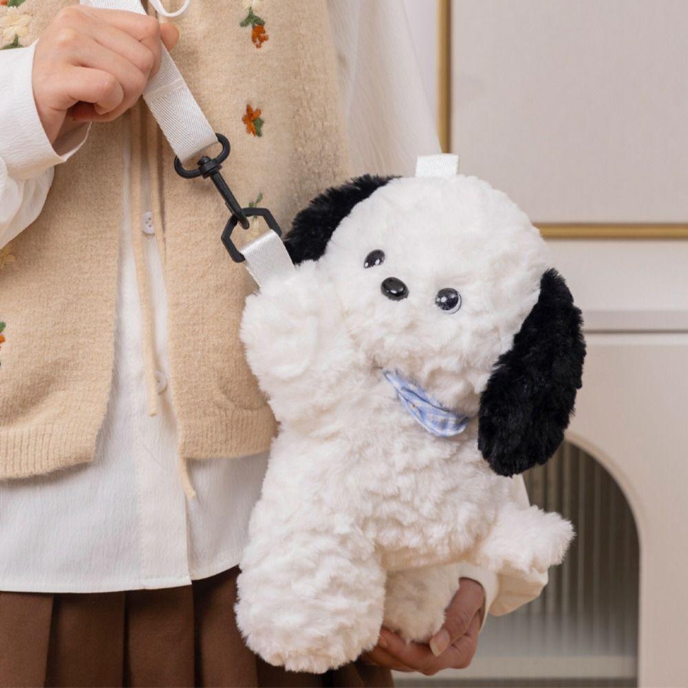 

Creative Plush Shoulder Bag Pacha Dog Gift Coin Purse Doll Mobile Phone Bag