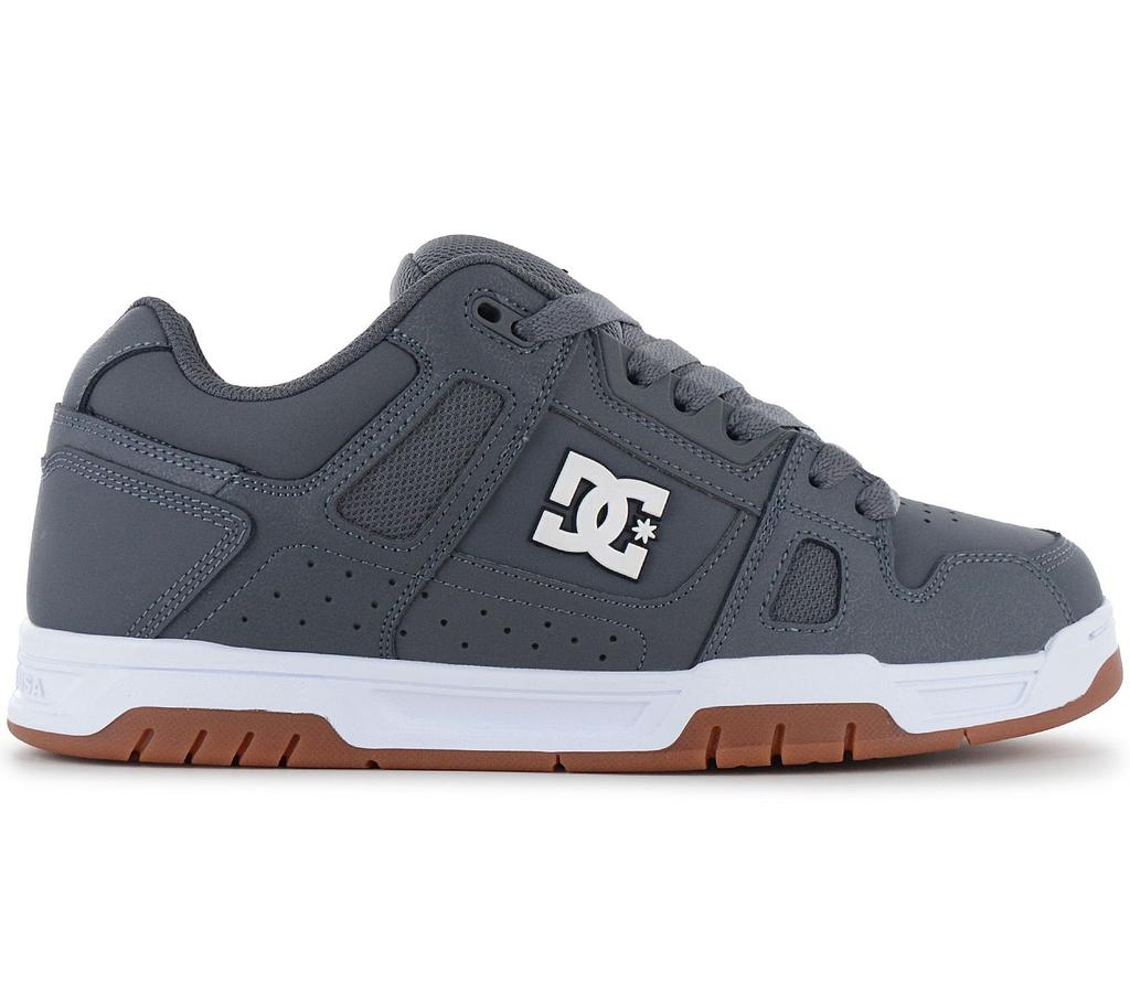 DC Shoes Stag - Herren Sneakers Skater Skate Schuhe Leder Grau 320188-2GG ORIGINAL