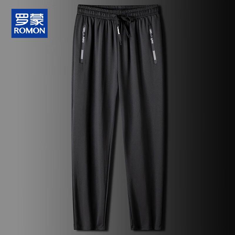 ROMON Men's Spring/Autumn Straight Leg Casual Pants