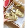 Flat Bottom Inner Height Increase Mesh Breathable Women's Summer New Soft Bottom Versatile Casual Sports Shoes