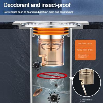 Bodenablauf 33-45mm PVC Dusche Boden Siebabdeckung