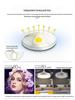 Smart LED Ceiling Fan Light for Home and Study - Modern Design for Bedroom or Restaurant