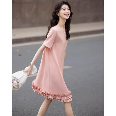 Demana Summer Shimmer Ruffle A-line Midi Dress