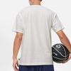 Li-Ning Anti-Five Series Letter Print Loose Round Neck Short Sleeve T-Shirt Men Tops Off-White AHST507-1