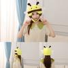 3D Honeybee Hat for Adult Children Cartoon Plush Hat Party Headgear Festival Holiday Photo Props Cap Costume Accessories