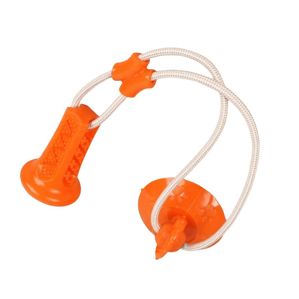 Bite-Resistant Dog Suction Cup Toy Elastic Pet Molar Bite Toy Relieve Boredom