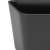 Large Capacity Coffee Knock Box Removable Knock Bar Heat Resistance Espresso Knock Box White Nonslip Base Grounds Knock Box