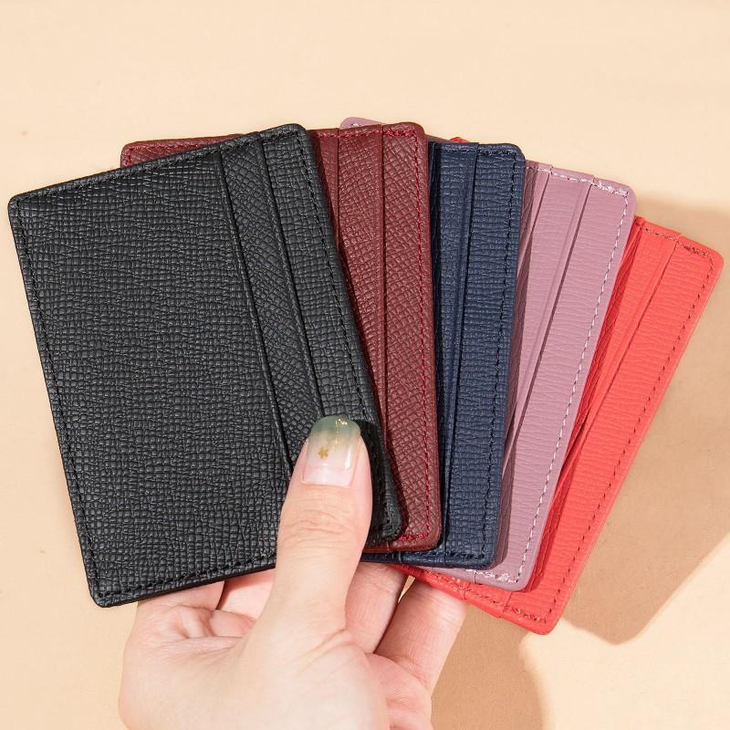 Real Pickup Bag With Multiple Card Slots Simple ID Holder Lightweight Trendy Ox Clip