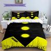 Pac-Man Individuelles Namensmuster Bettwäsche, Steppbett Set Bettbezug Kissenbezug Zuhause Geburtstagsgeschenk(1 Bettbezug + 2 Kissenbezüge, ohne Füllung)