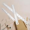 Angoily Stainless Steel Ruler Straight Edge: 3PCS Meter Stick Straight Rule Yardstick Machinist Tools for Measuring Tool Office Carpenter Metal