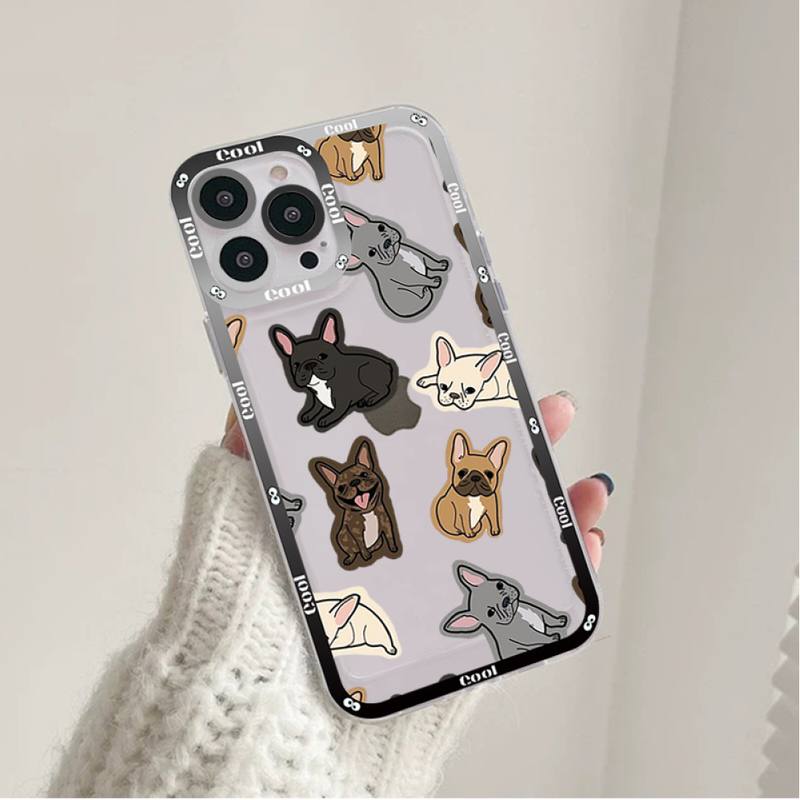 

Чехол для телефона «Мопс, французский бульдог» для iPhone 11, 12, 13 Mini Pro Max 14 Pro Max, чехол iphone13 pro
