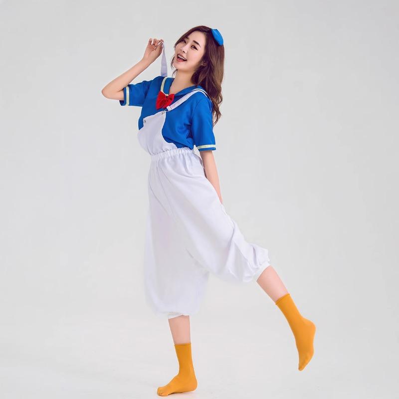 New Adult Children's Cute Duck Sailor Suit Navy Style Duck Cartoon Anime Characters