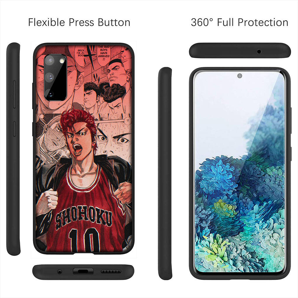 Für Motorola Moto Edge 70 60 50 G54 G86 Samsung Galaxy S25 iPhone 17 16 15 Xiaomi Redmi Note 14 13 Pro Max Handyhülle Slam Dunk Basketball Cover