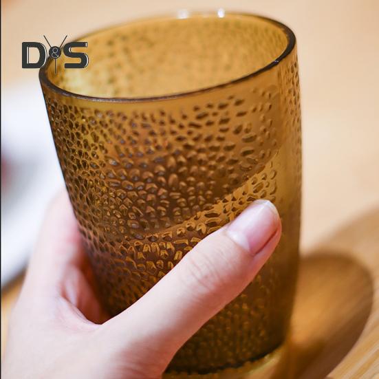 Trinkbecher, hitzebeständig, wiederverwendbar, verdicktes Acryl, gepunktet, für Bar, Restaurant, Wasserbecher