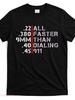 Pro Gun Rights Shirt Faster Than Dialing 911 Gun Lovers T-ShirtSame Style for Men and Women 2025 Summer Short-sleeved Printed T-shirt Pure Cotton 220G