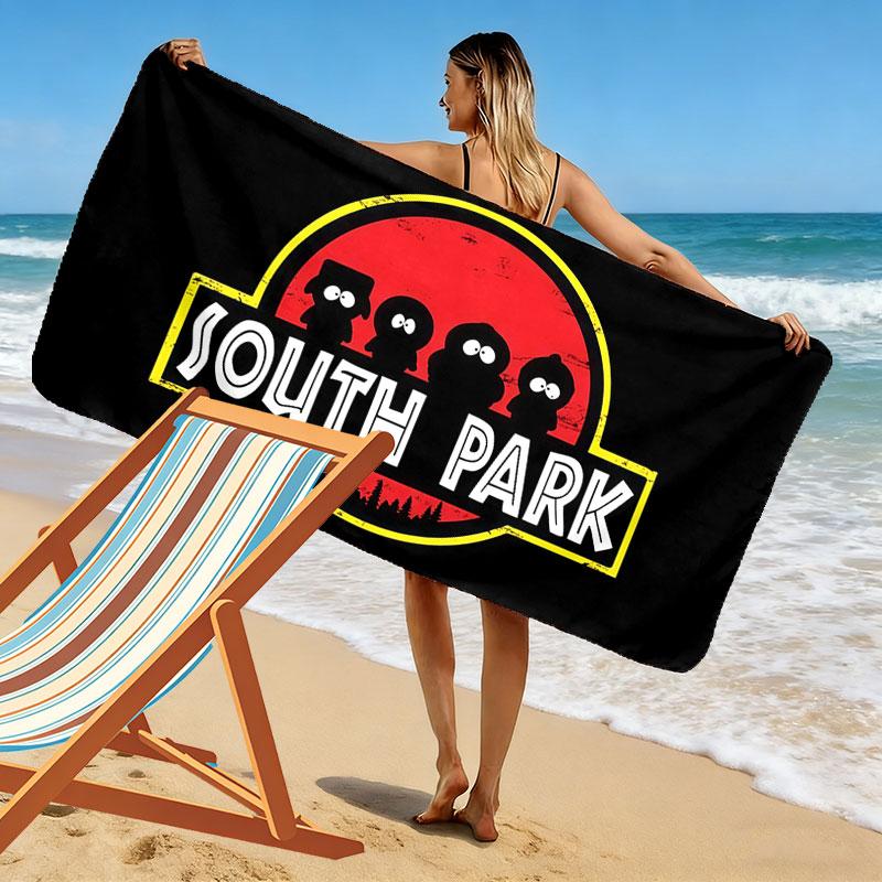 South Park Art Print Beach Towel, Large Soft Quick Dry Towel for Beach Camping Swimming