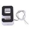 LED House Number 9 Water Proof Modern Backlit Light Up Address Number Lamp for Residential Commercial Use
