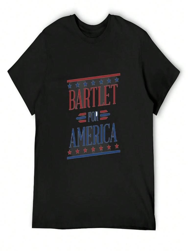 Bartlet For America 2 T-Shirt Custom Shirt Graphic Tee Shirt Anime Shirt T-Shirt Unisex