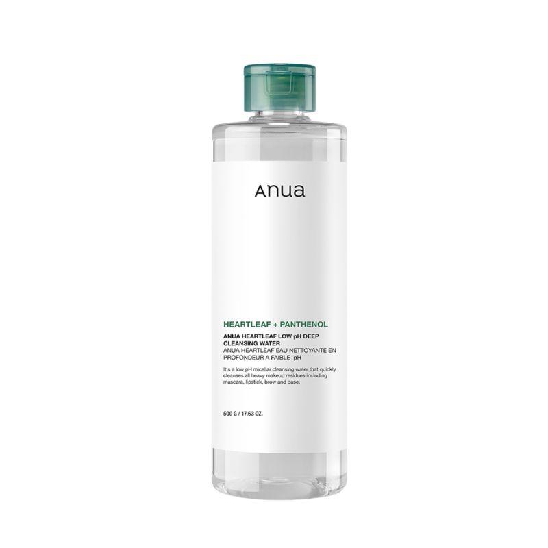 ANUA Heartleaf Mild Acidic Deep Cleansing Water Makeup Remover & Soothing Cleanser 500ml