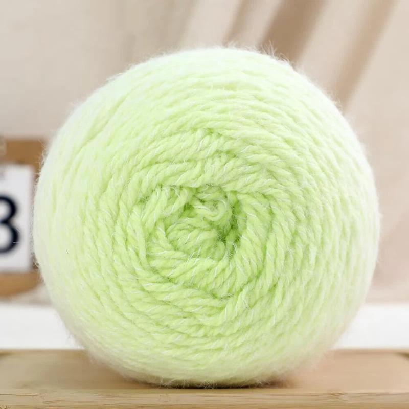 200G/ Roll Practical Gradient Color Wool Yarn Multicolor Handmade Crochet Yarn Soft Diy Knitting Yarn For Hat Sweater