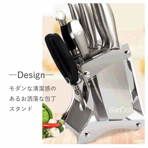 Popular acrylic knife stand, knife case, knife holder, knife storage case, kitchen utensil storage, hygienic, modern, stylish. [Includes] (Magic nano