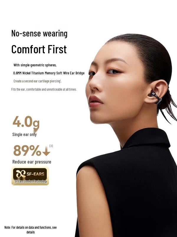 SANAG S6S Pro Open-Ear Clip-On Bluetooth Sports Earbuds