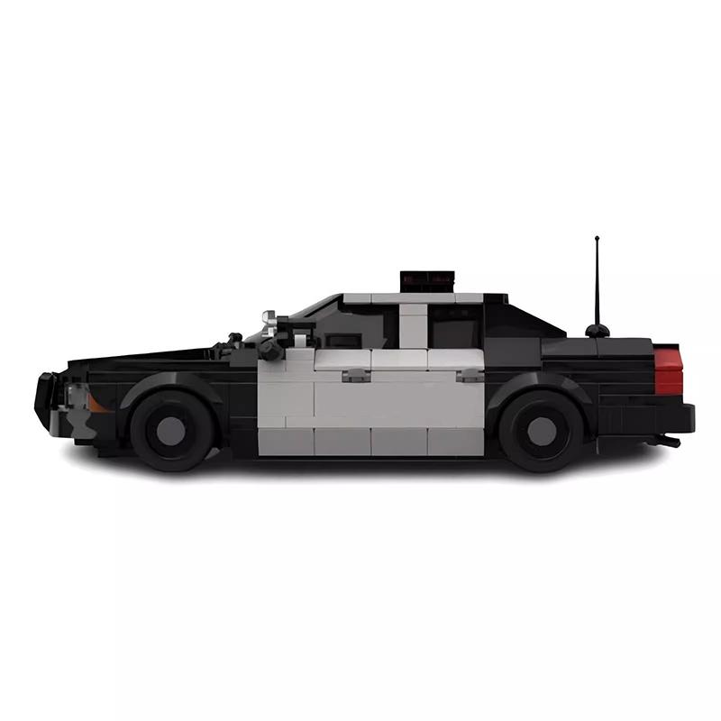 MOC Technical Car Forded Police Car F-150 and Crown Victoria II City Speed Vehicles Sets Building Blocks Kid Toys Christmas Gift