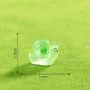 Glow in The Dark Tiny Snail Miniature Figurines Snail DIY Ornament Accessories for Home Micro Fairy Garden Landscape Decor