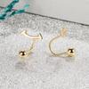 Korean Elegant Star Smile Titanium Ear Stud