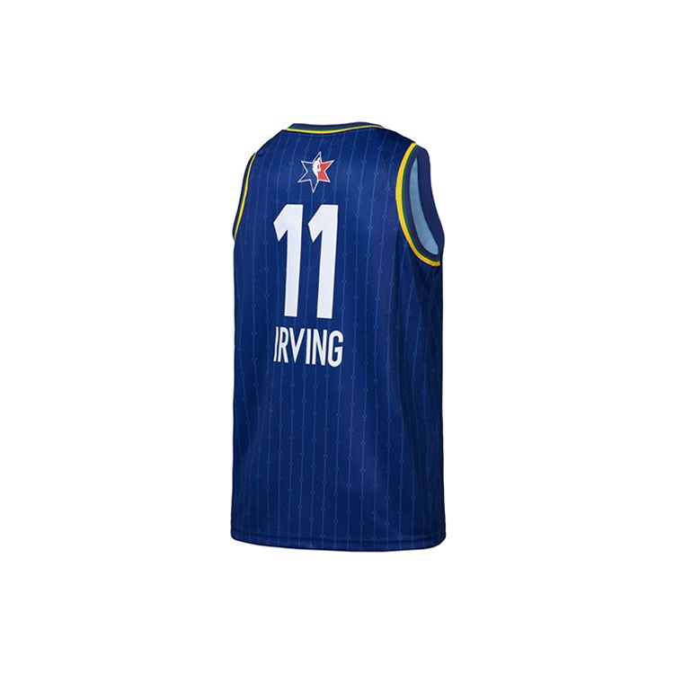 Jordan NBA All-Star 2020 Kyrie Irving No. 11 Retro Style Athletic Fit Jersey Men Tops Blue CJ1059-402