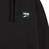 Puma Downtown Oversized Hoodie Letter Print Vintage Comfortable Versatile Sweatshirt Women hoodies Black 629066-01
