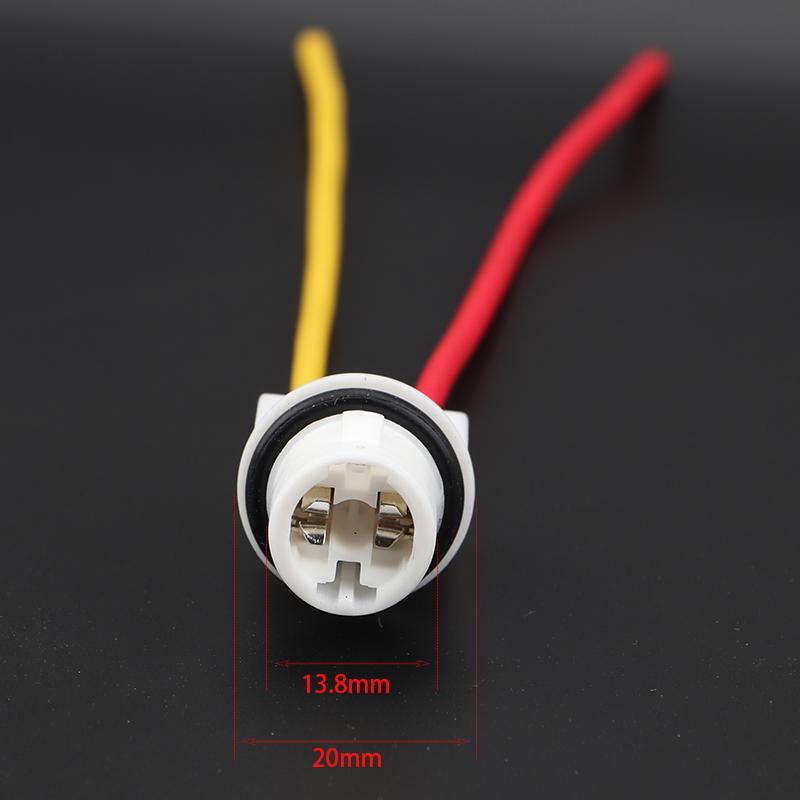 2Pcs Car Light Base T10 Bulb Socket Lamp Holder Cable Connector Accessories