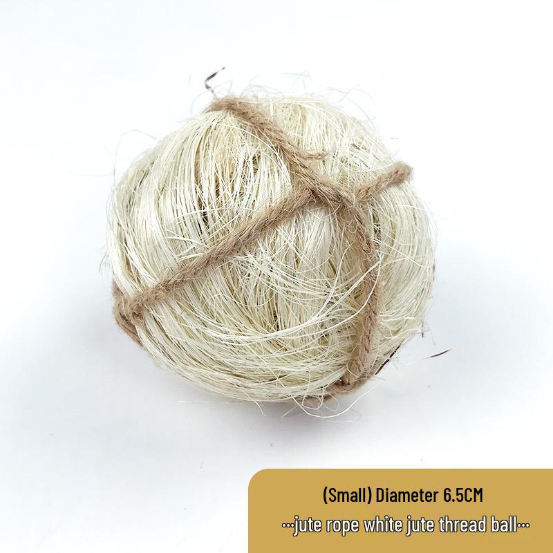 Woven Grass Chew Ball Toy for Rabbits, Guinea Pigs, and Chinchillas