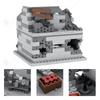 MOOXI Military WW2 Battlefield Ruin Damaged House Model MOC Bricks DIY Assembled Building Blocks Toys For Childrens Adults Gifts