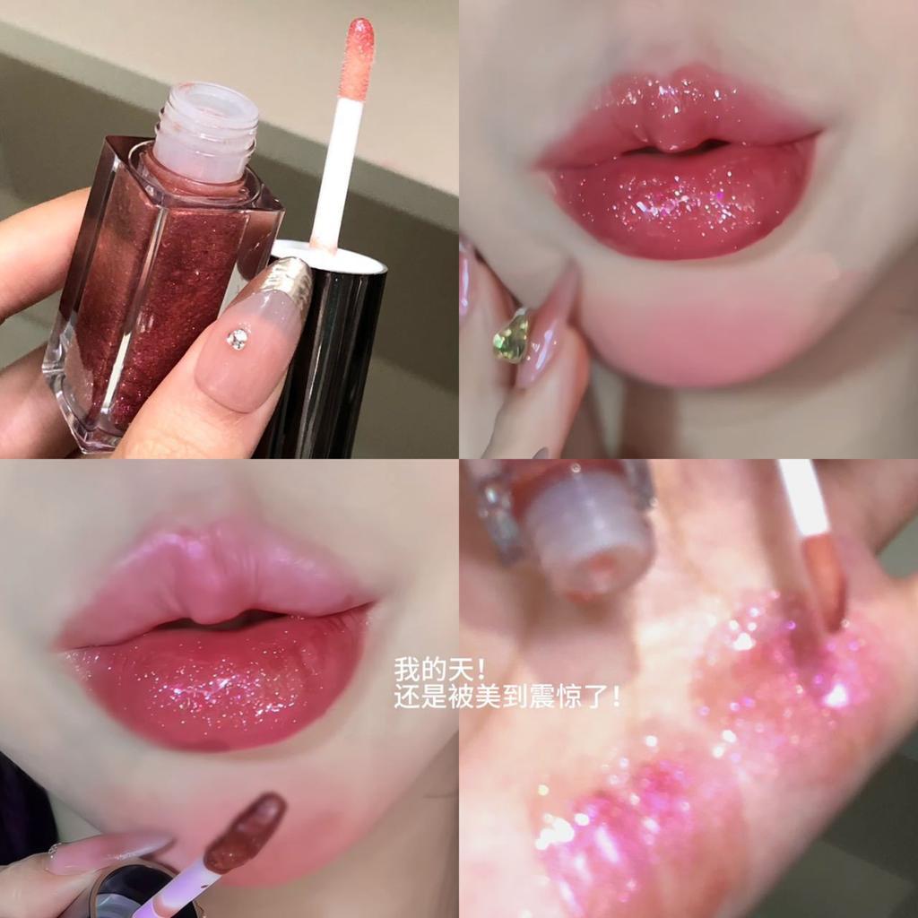 Mirror Lip Gloss/lip Tint With Water Droplets And 5ml